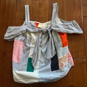 Maeve Colorful Patchwork Top
